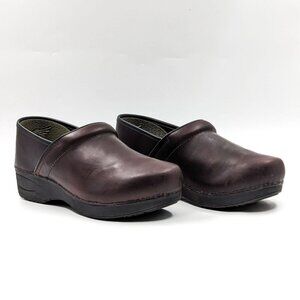 Dansko Women XP 2.0 Pro Clogs Brown Leather Clogs Mules size 11US EUR41